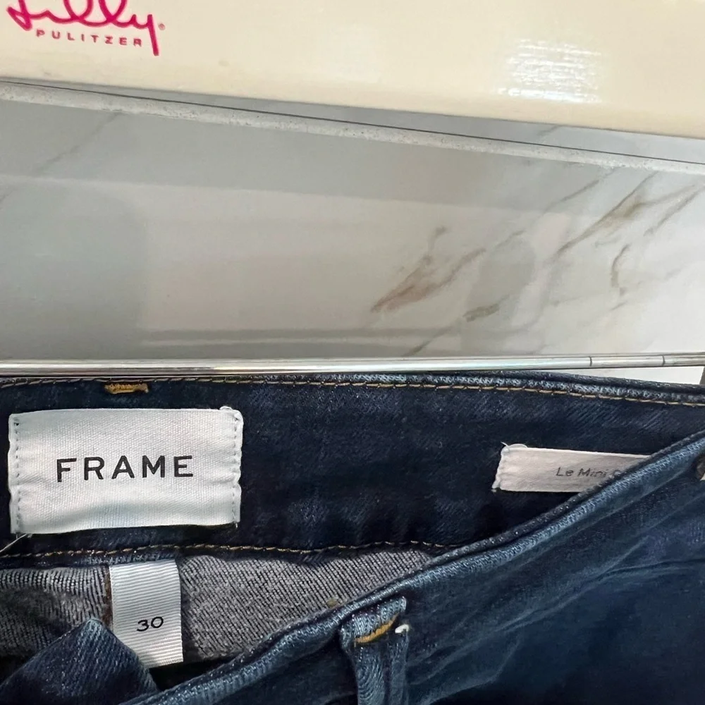 FRAME Women's Le Mini Boot Jeans in Glade - Picture 8 of 10